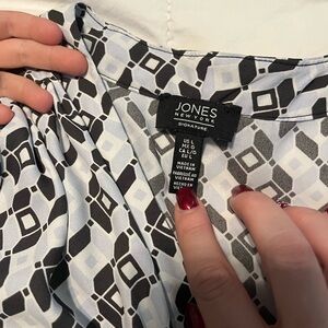 Jones New York Geometric Skirt